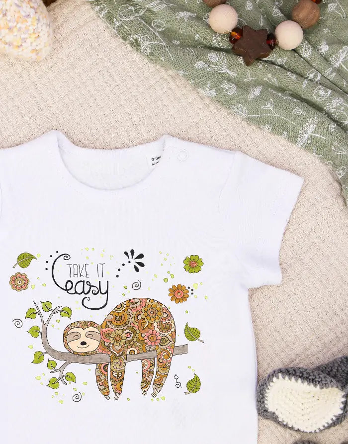 Baby Body "Faultier"-RollinArt