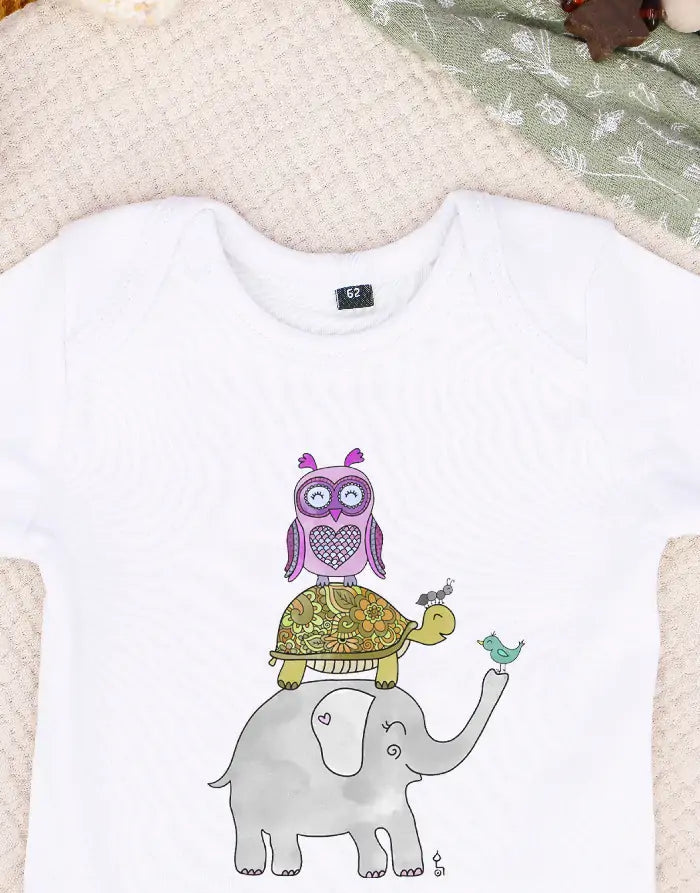 Baby Body "Tierpyramide"-RollinArt