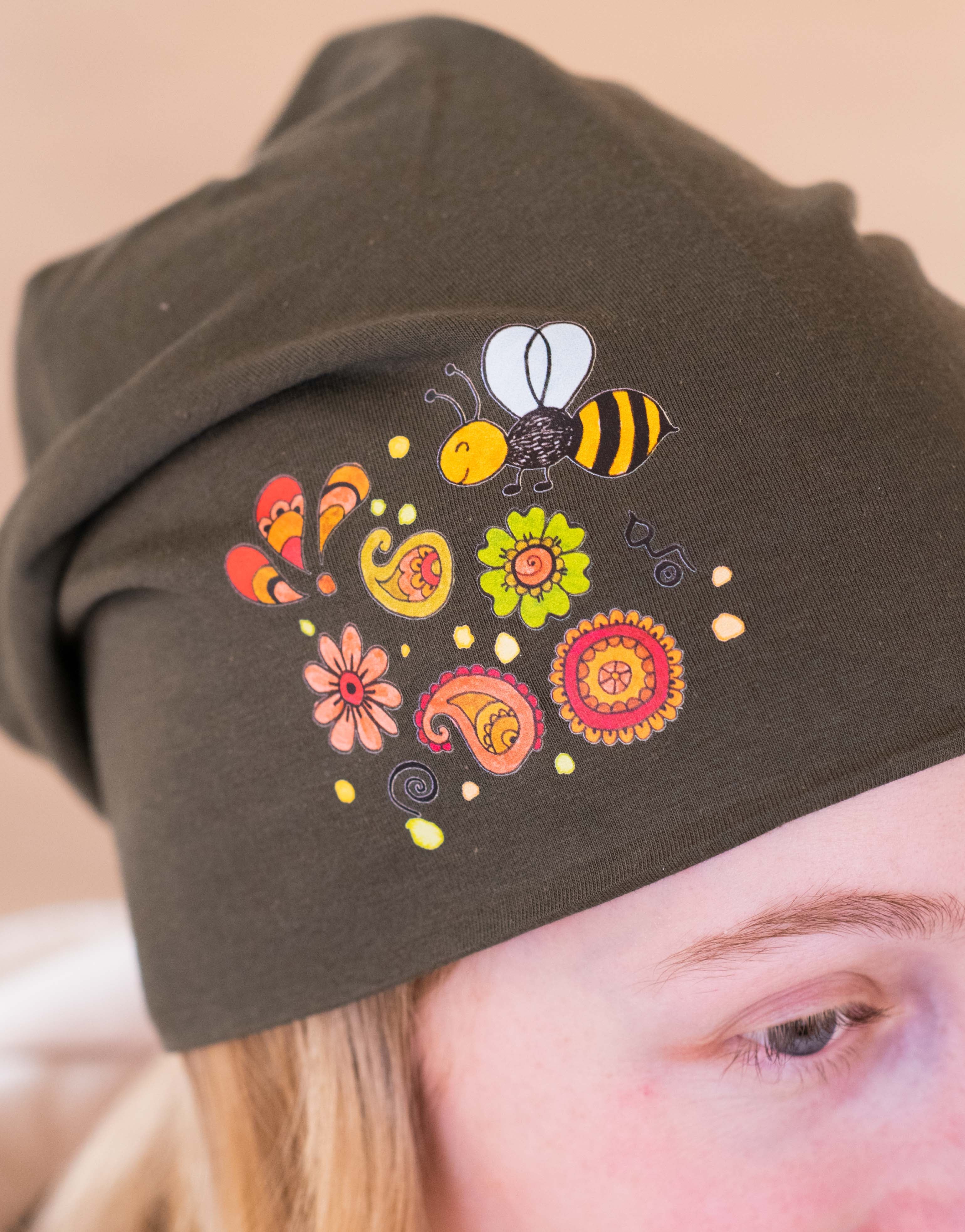 Beanie "Biene"-RollinArt