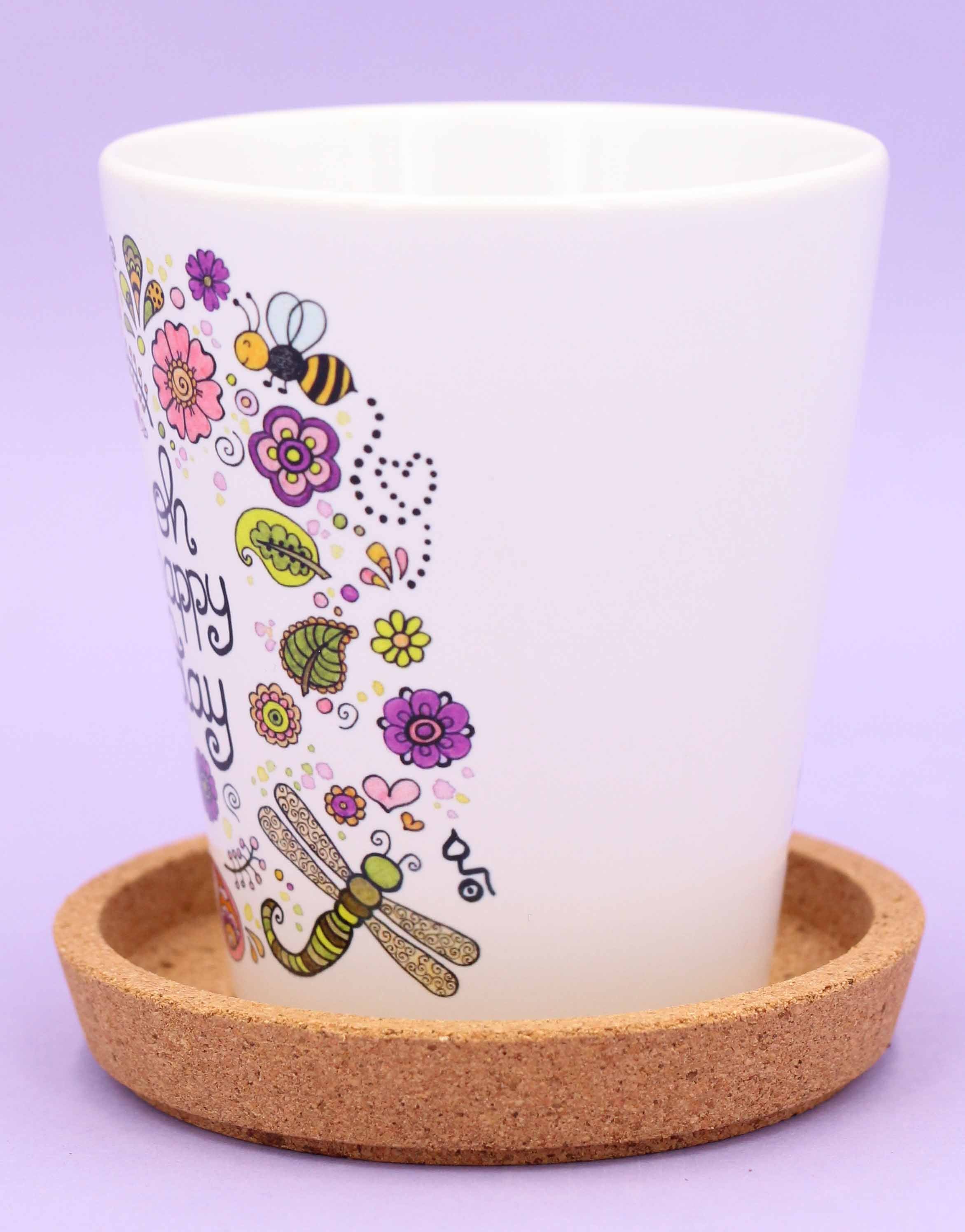 Blumentopf "Oh Happy Day"-RollinArt