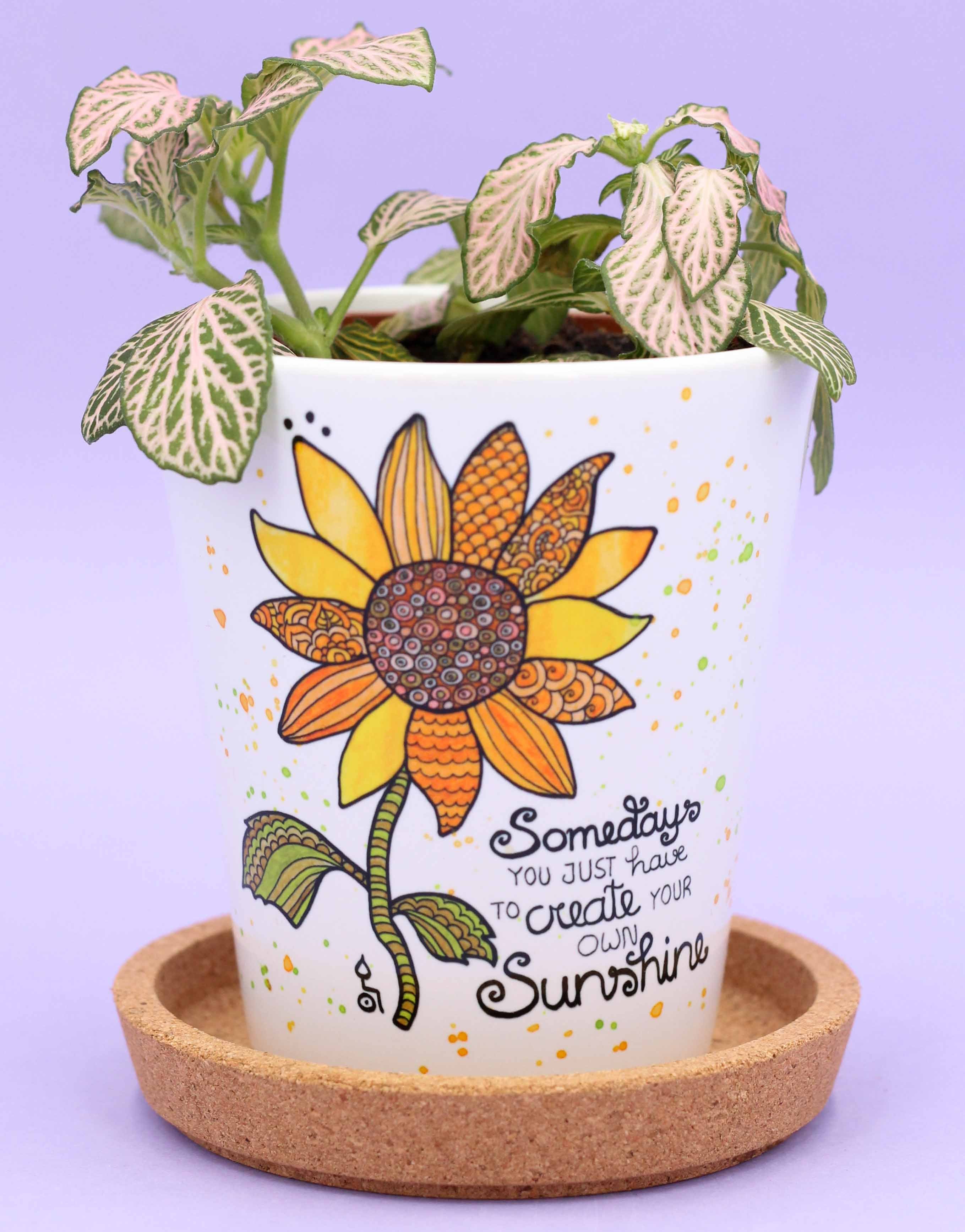 Blumentopf "Sunshine"-RollinArt