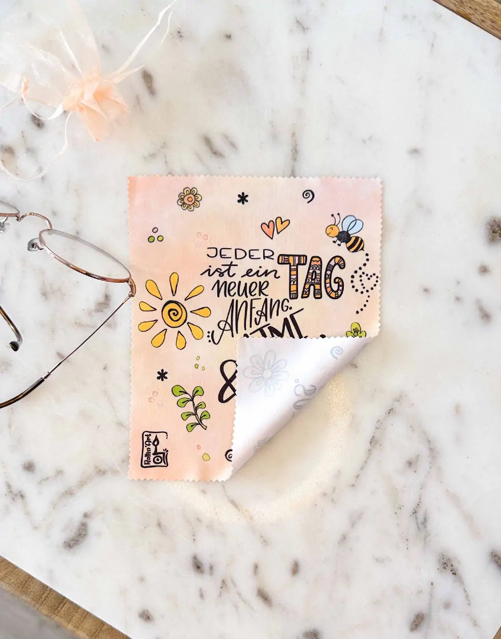 Brillenputztuch "Neuer Anfang"-RollinArt