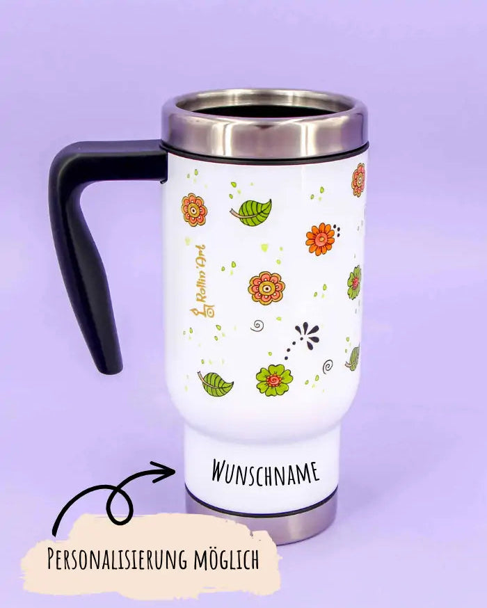 Coffee to go Becher "Faultier"-RollinArt