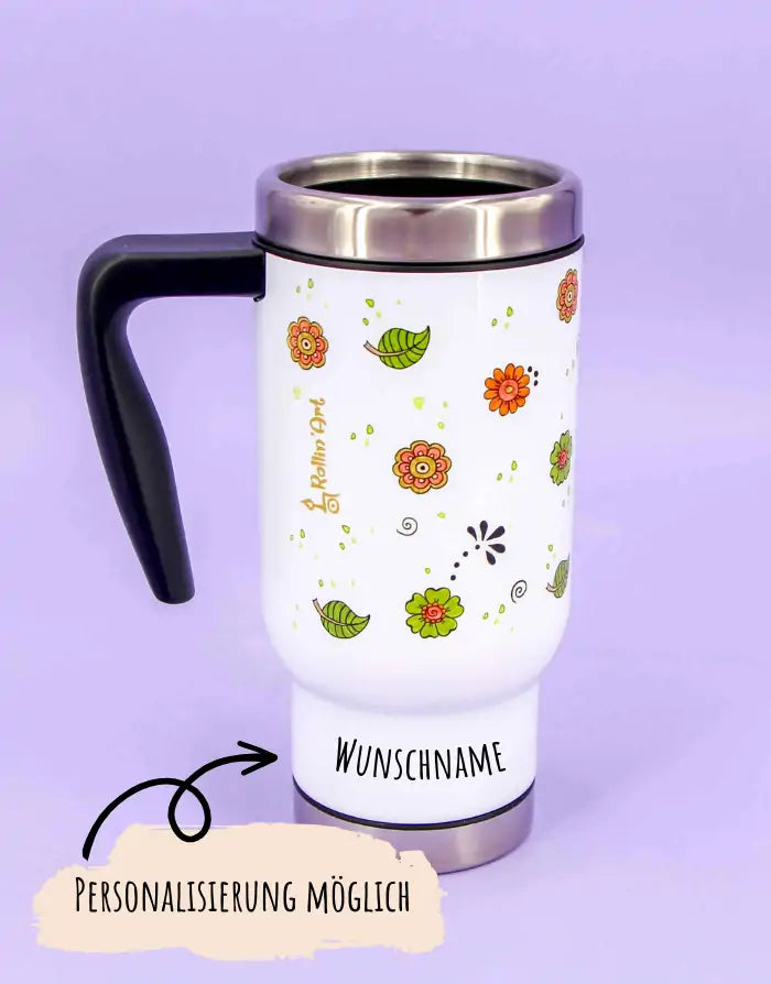 Coffee to go Becher "Faultier"-RollinArt