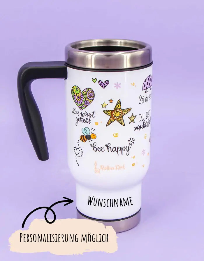 Coffee to go Becher "Vergiss nicht"-RollinArt