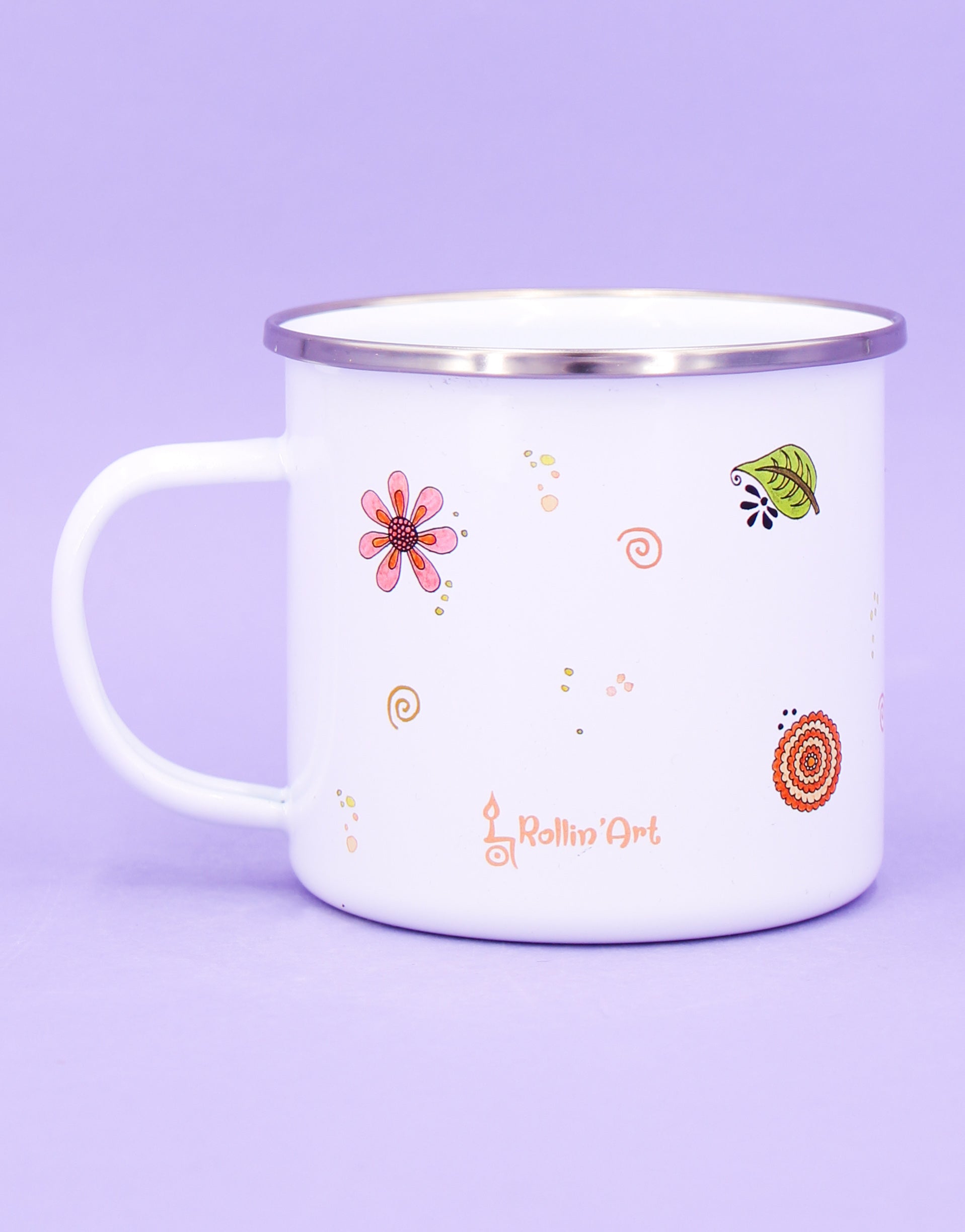 Emaille-Tasse "Bergliebe"-RollinArt