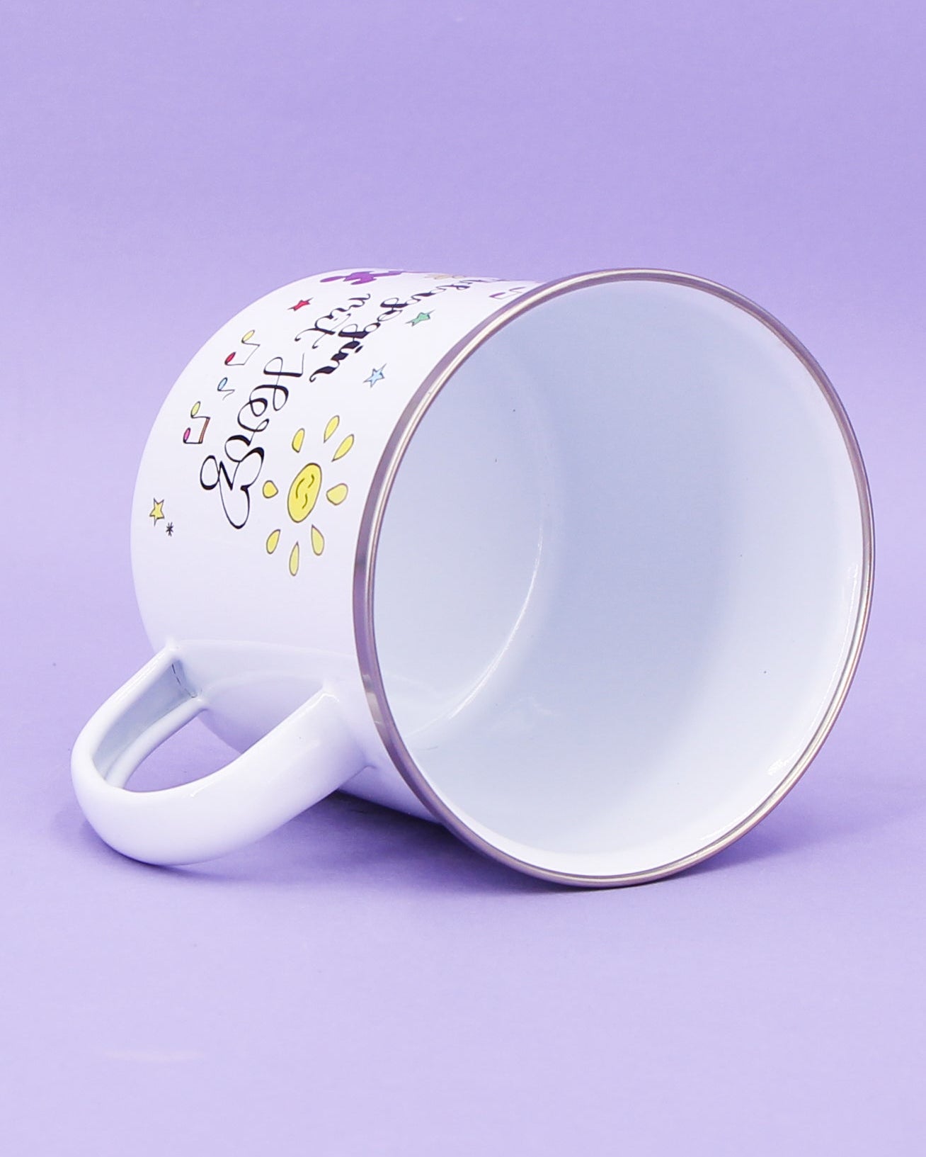 Emaille-Tasse "Pädagogin mit Herz"-RollinArt