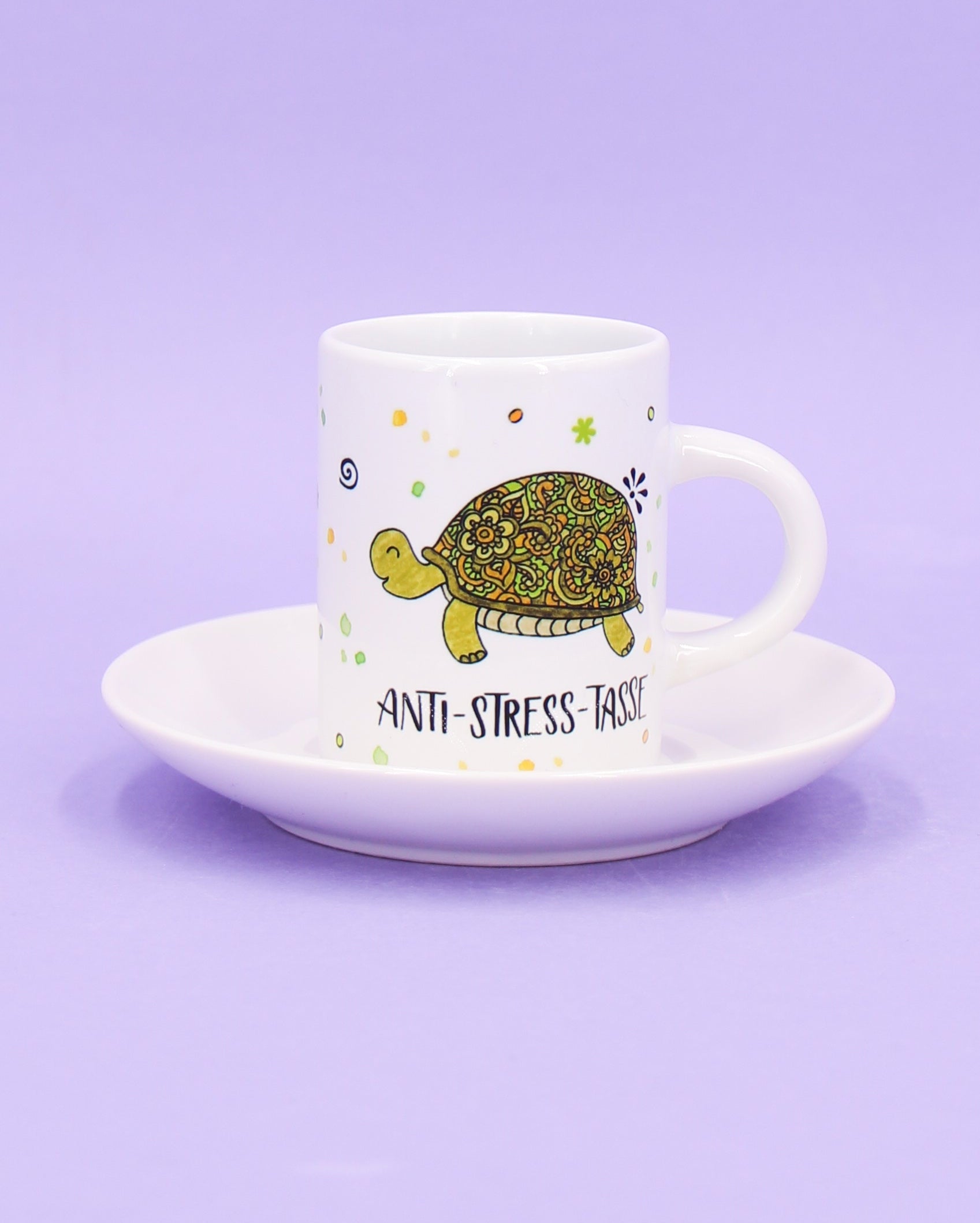 Espressotasse "Anti-Stress"-RollinArt