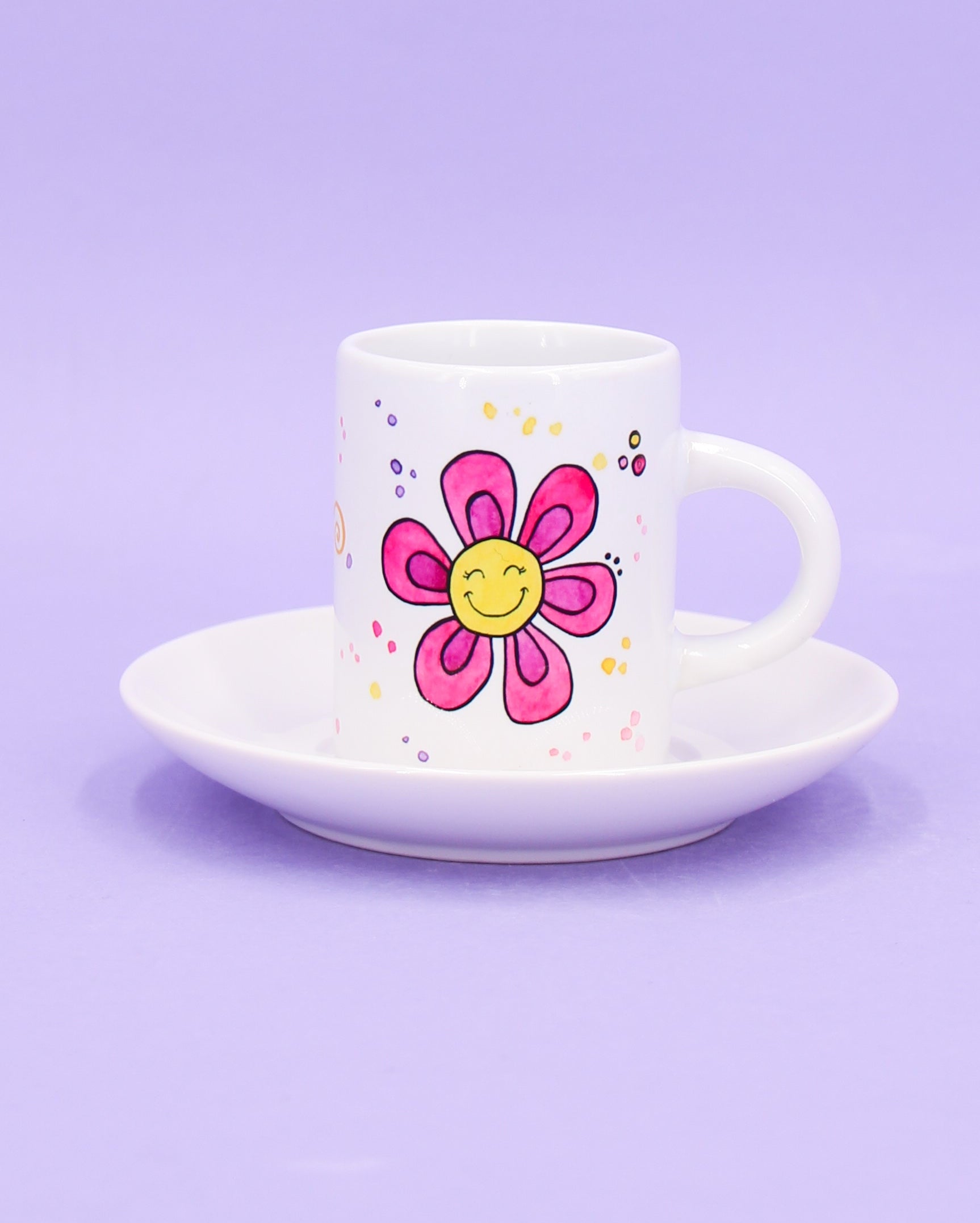 Espressotasse "Happyflower"-RollinArt