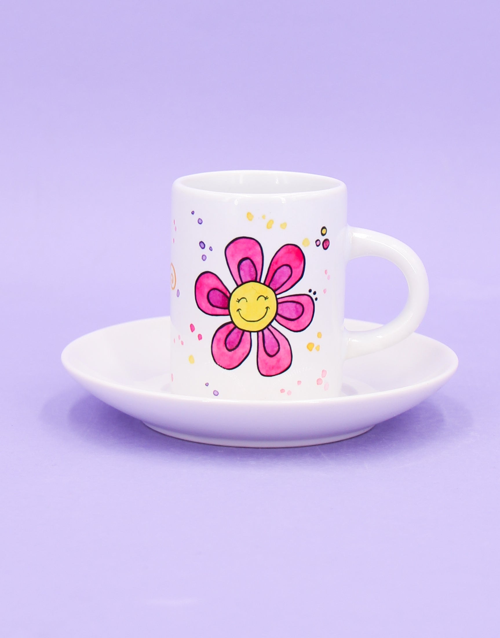 Espressotasse "Happyflower"-RollinArt