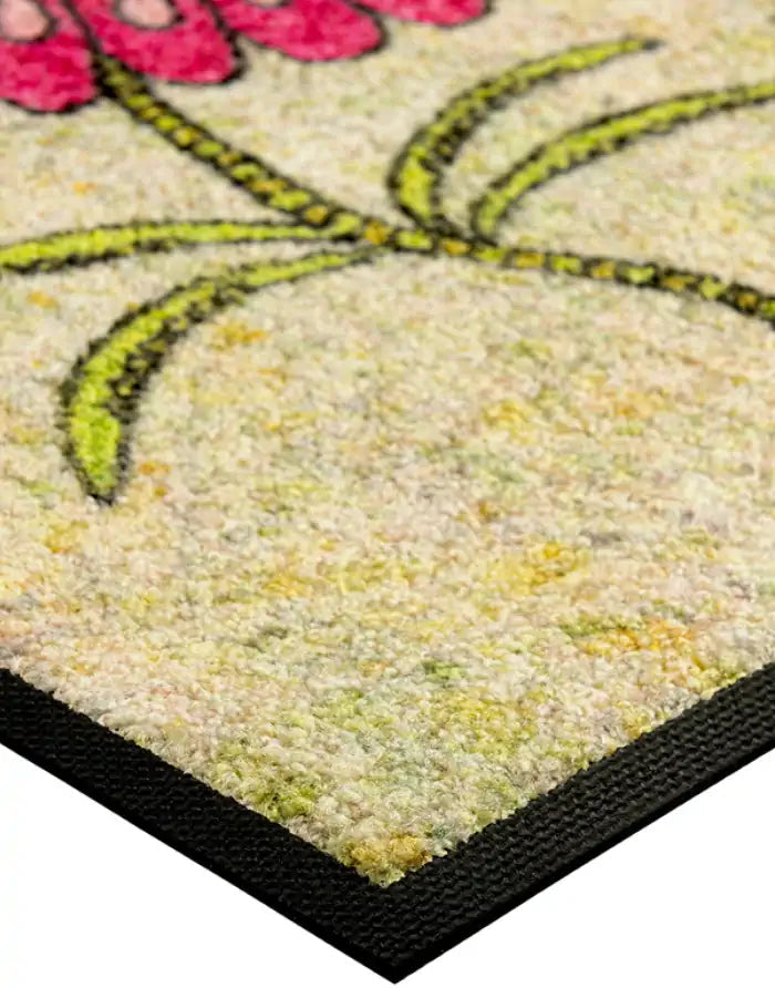 Fußmatte "Bee Happy"-50 x 75 cm-RollinArt
