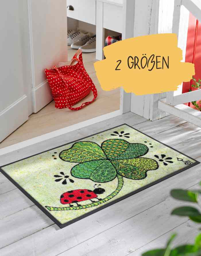 Fußmatte "Glück auf allen Wegen"-RollinArt
