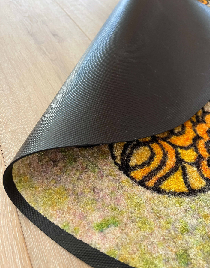 Fußmatte "Little Lion"-85 x 85 cm-RollinArt