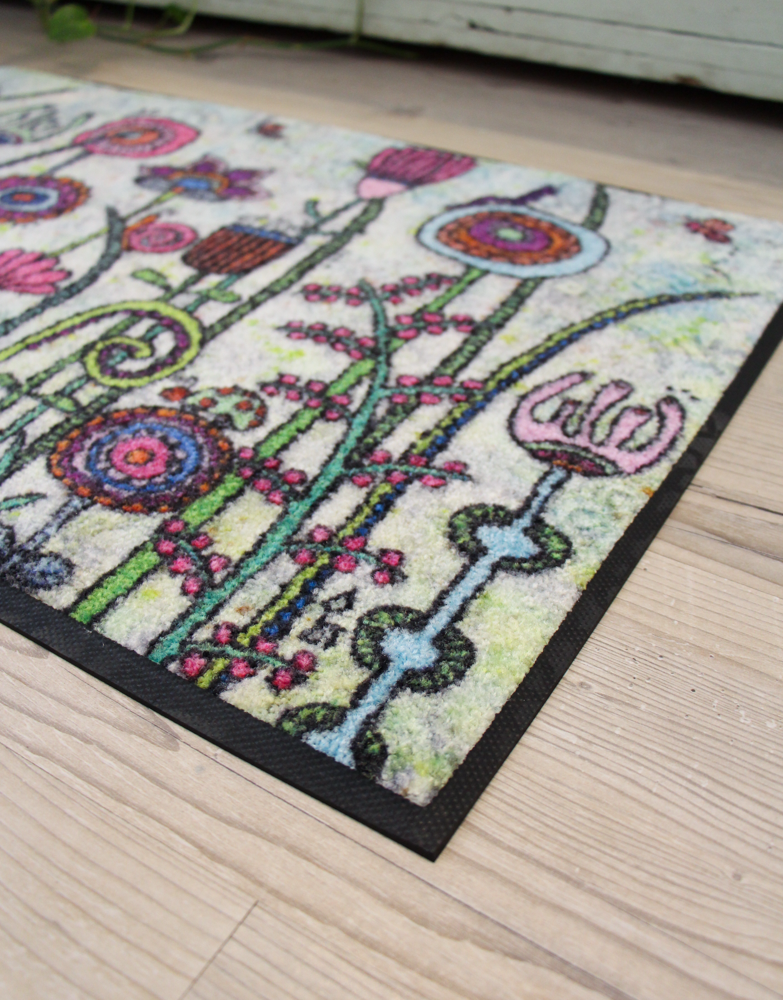 Fußmatte "Oh happy Day"-50 x 75 cm-RollinArt