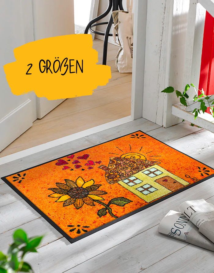 Fußmatte "Sonnenhaus"-RollinArt