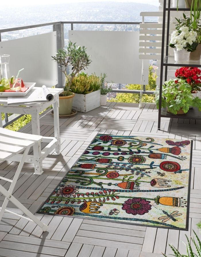 Fußmatte "Sonnentag"-75 x 120 cm-RollinArt