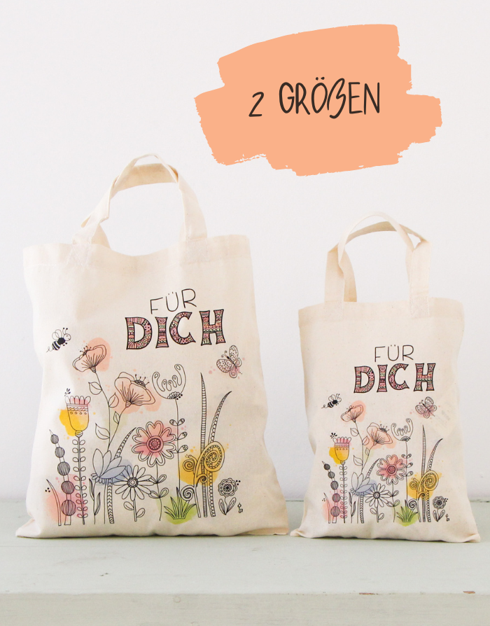 Geschenktäschchen "Für dich"-RollinArt