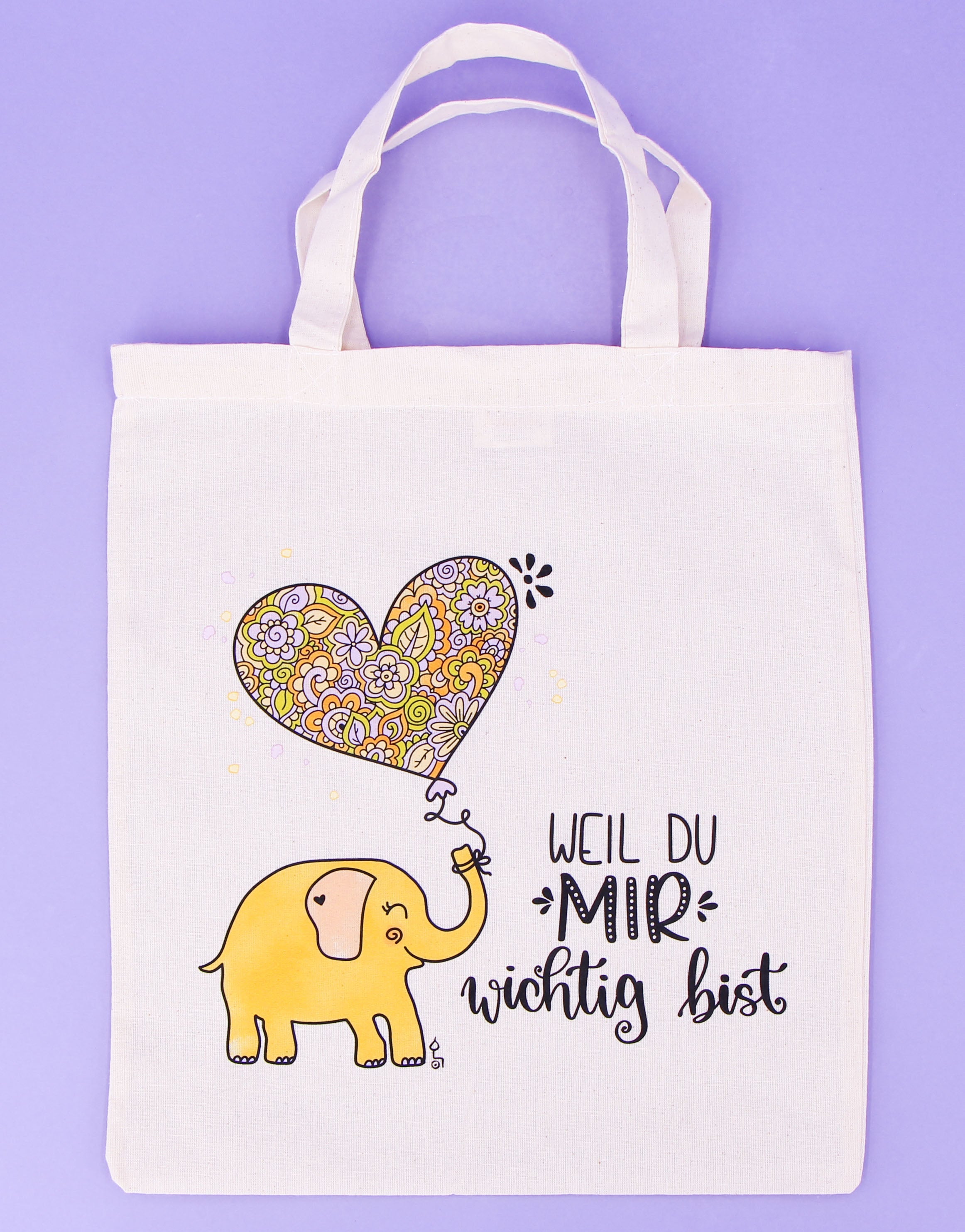 Geschenktäschchen "Weil du mir wichtig bist"-RollinArt