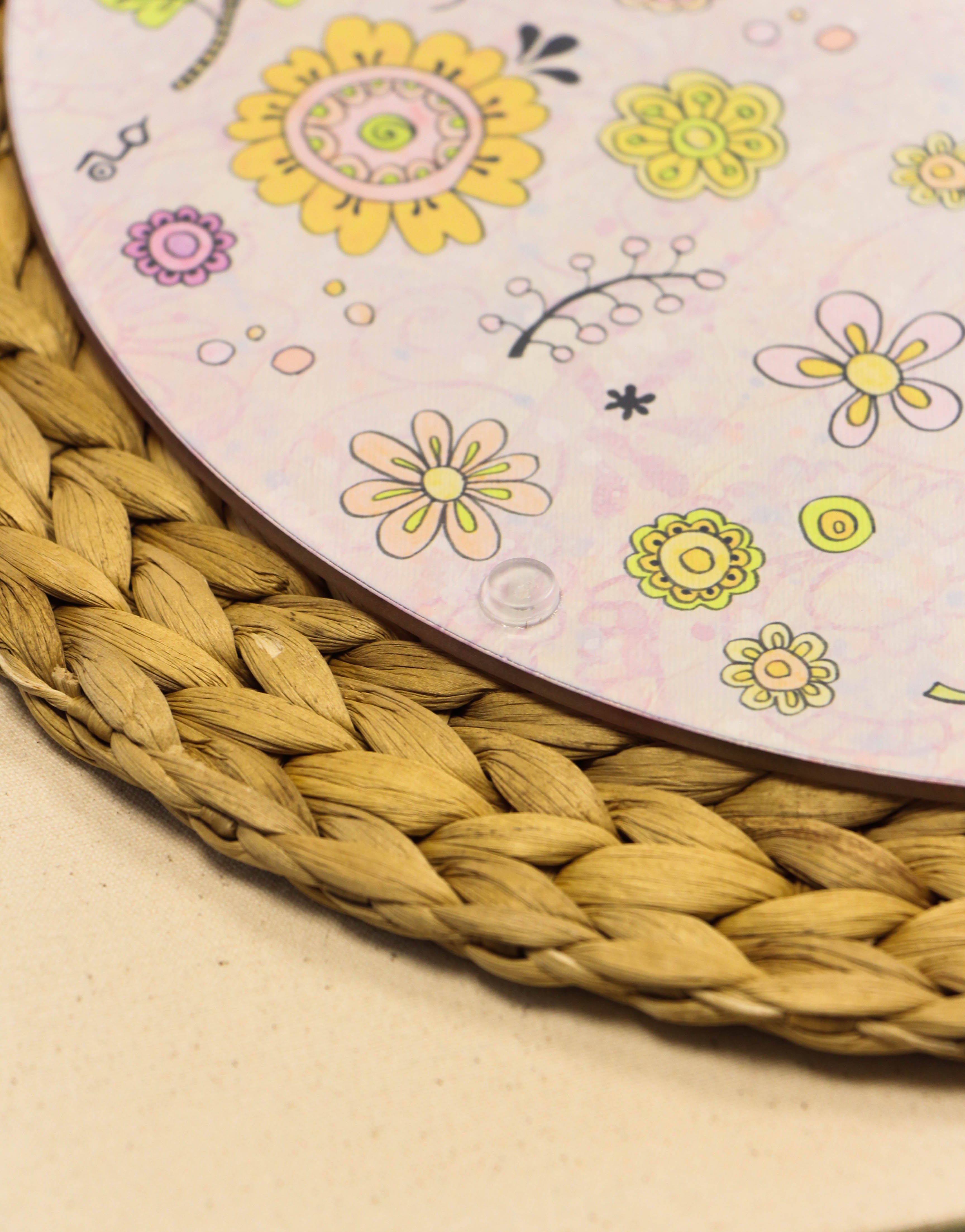 Glasteller "Blumenliebe"-RollinArt