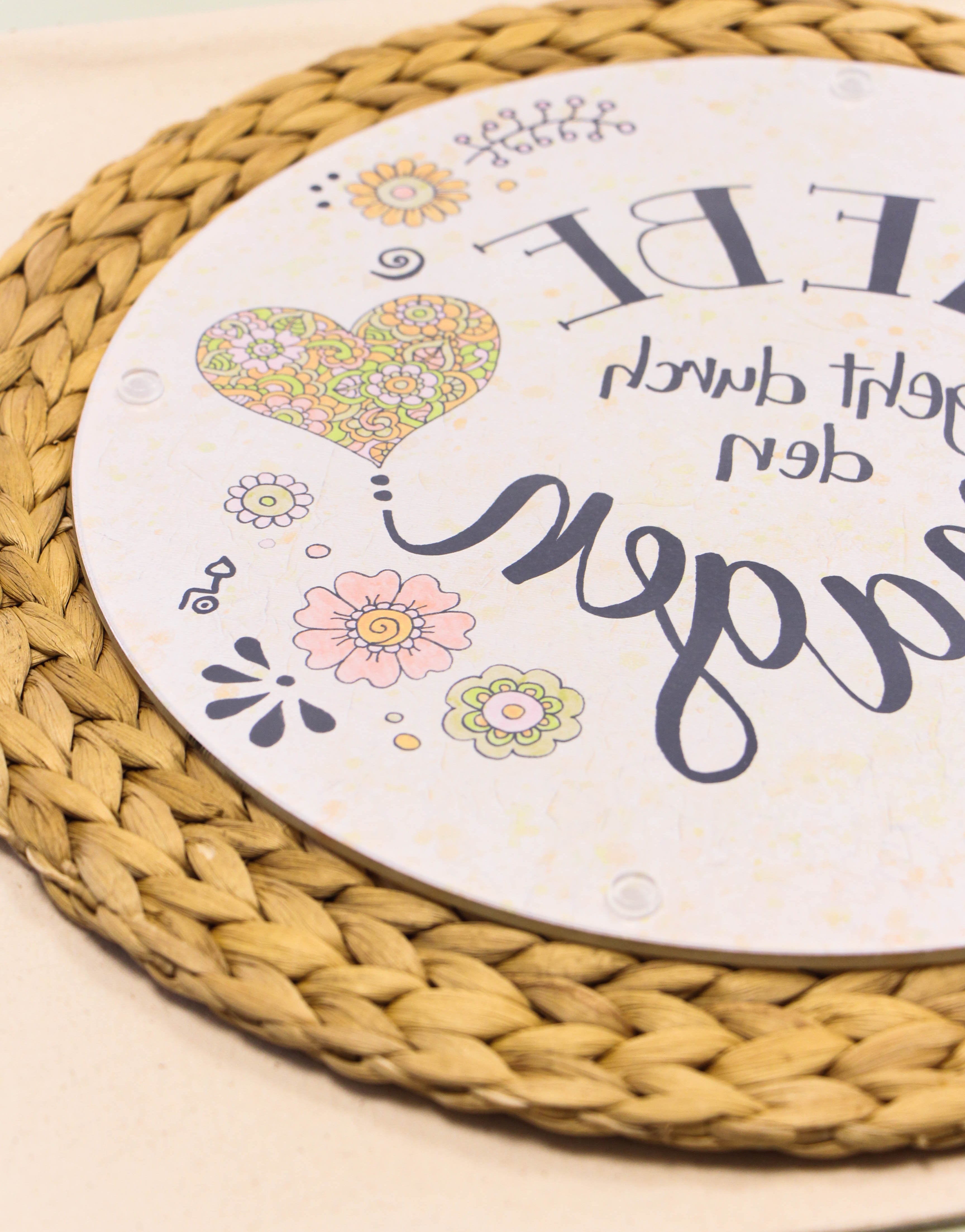 Glasteller "Liebe geht durch den Magen"-RollinArt