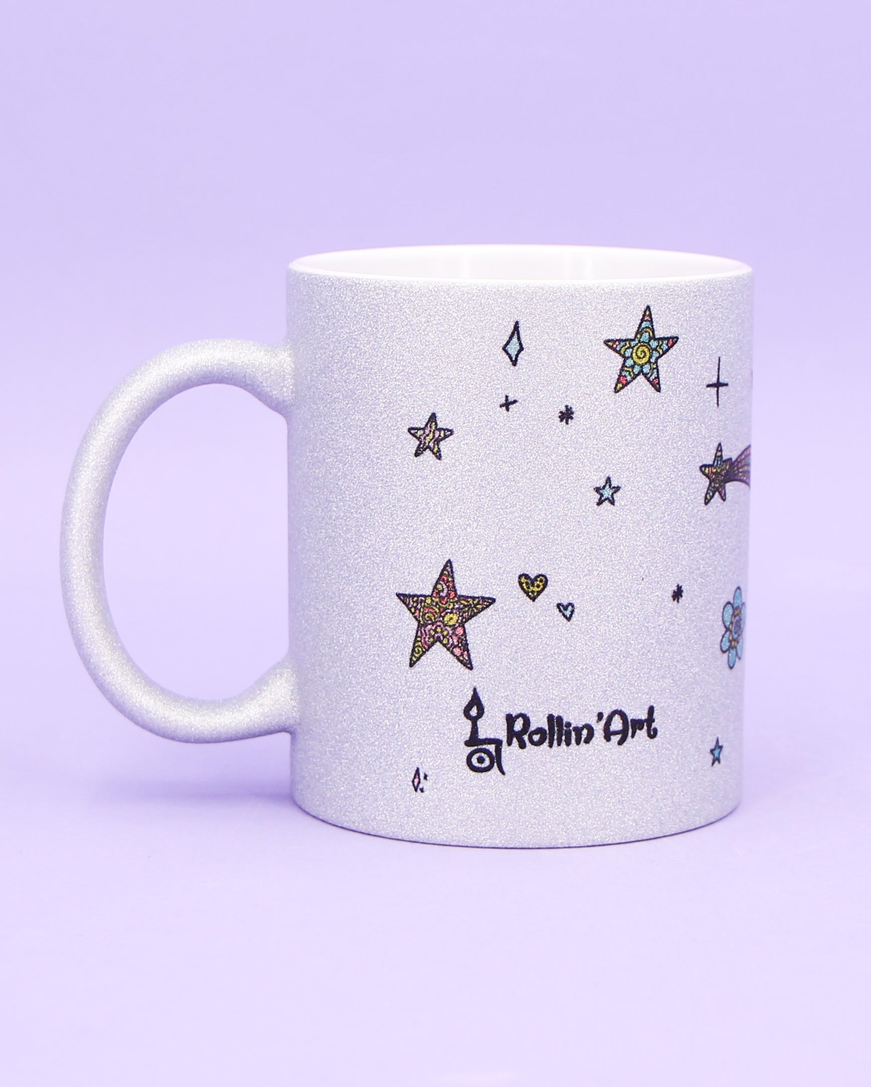 Glitzertasse "Einhorn"-RollinArt