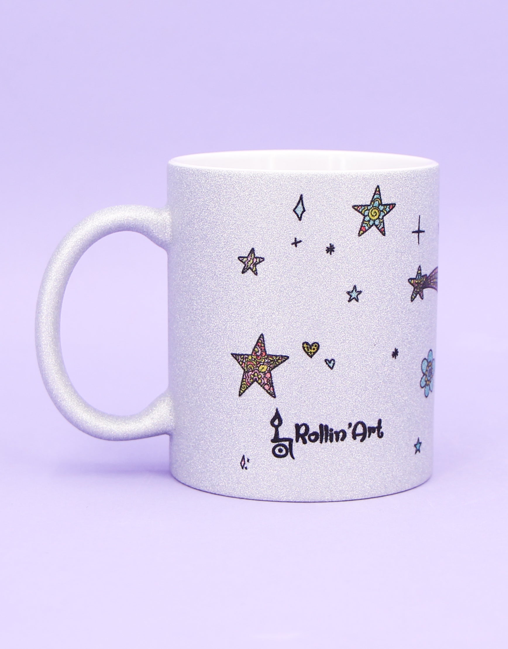 Glitzertasse "Einhorn"-RollinArt