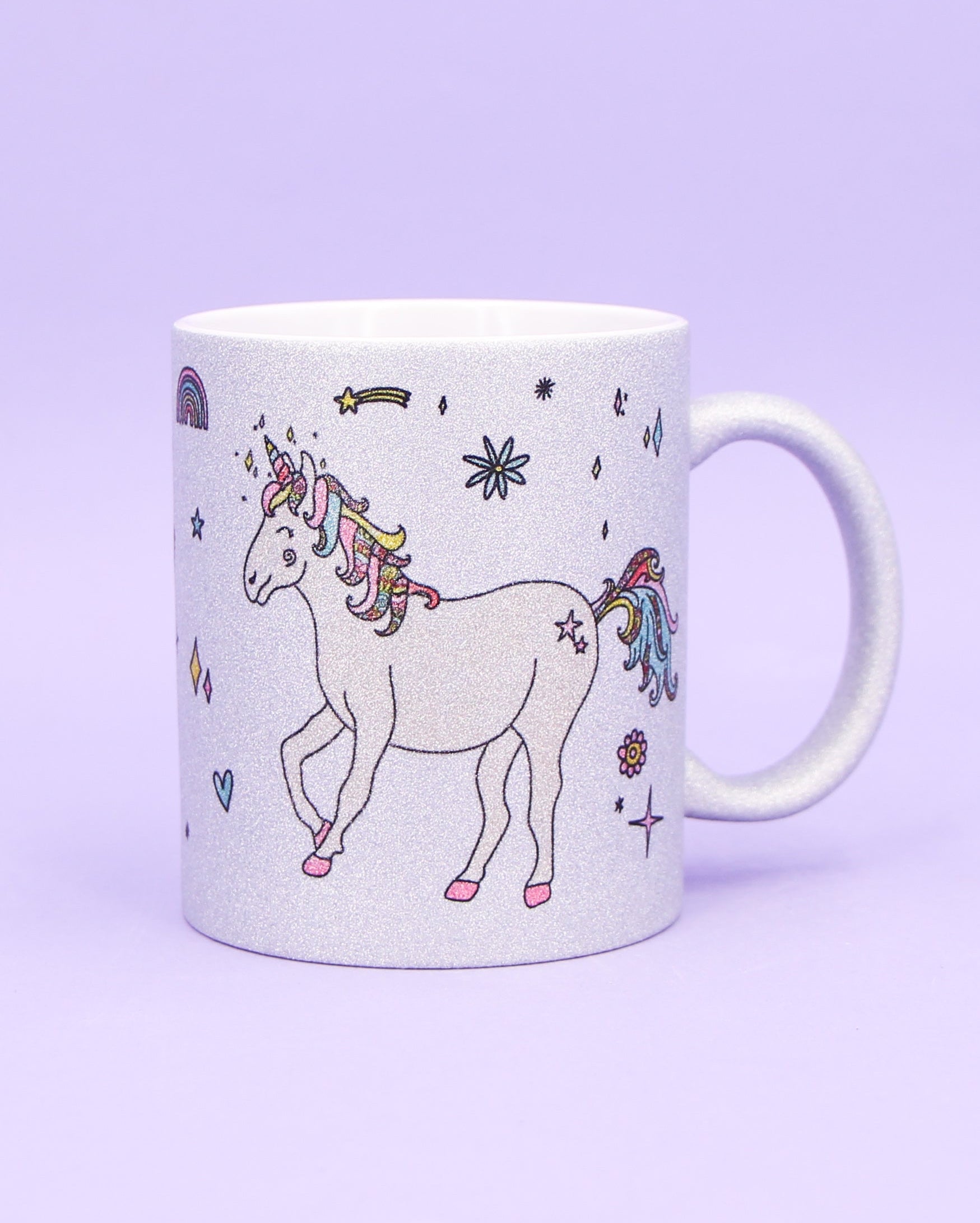 Glitzertasse "Einhorn"-RollinArt