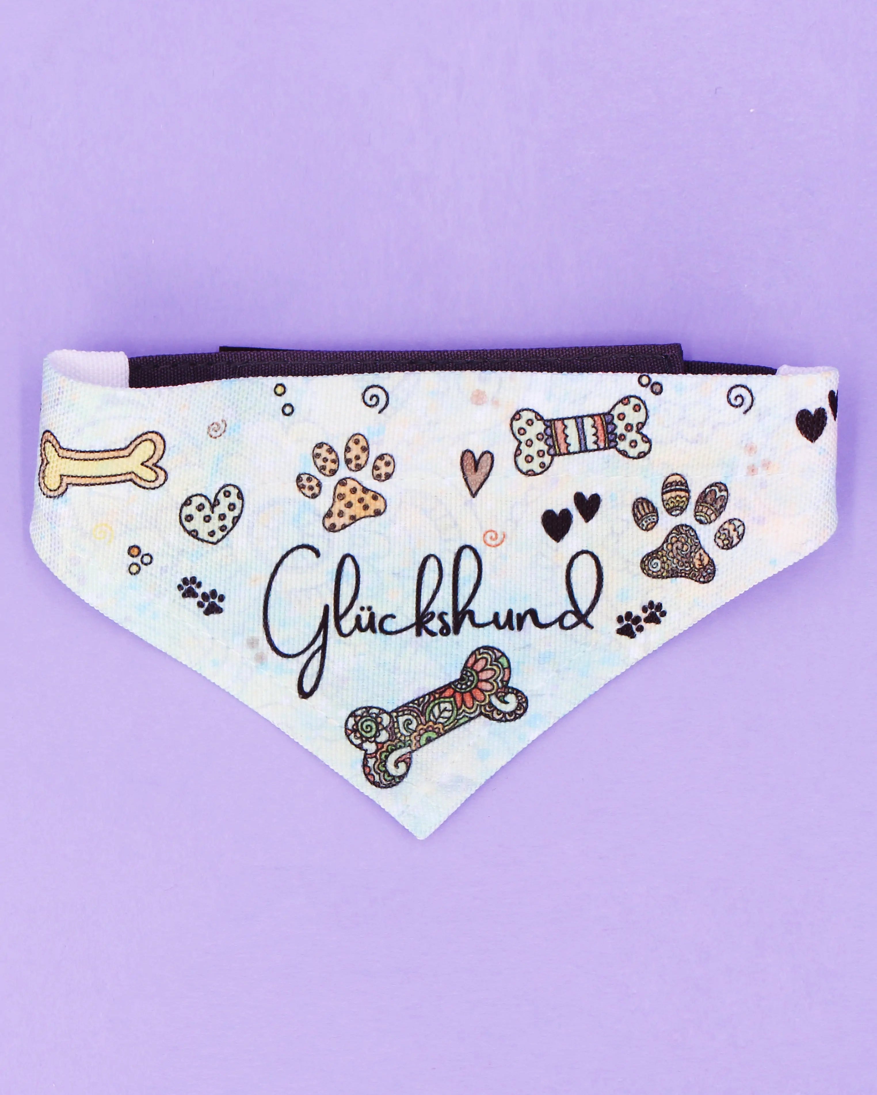 Hundehalstuch "Glückshund"-RollinArt