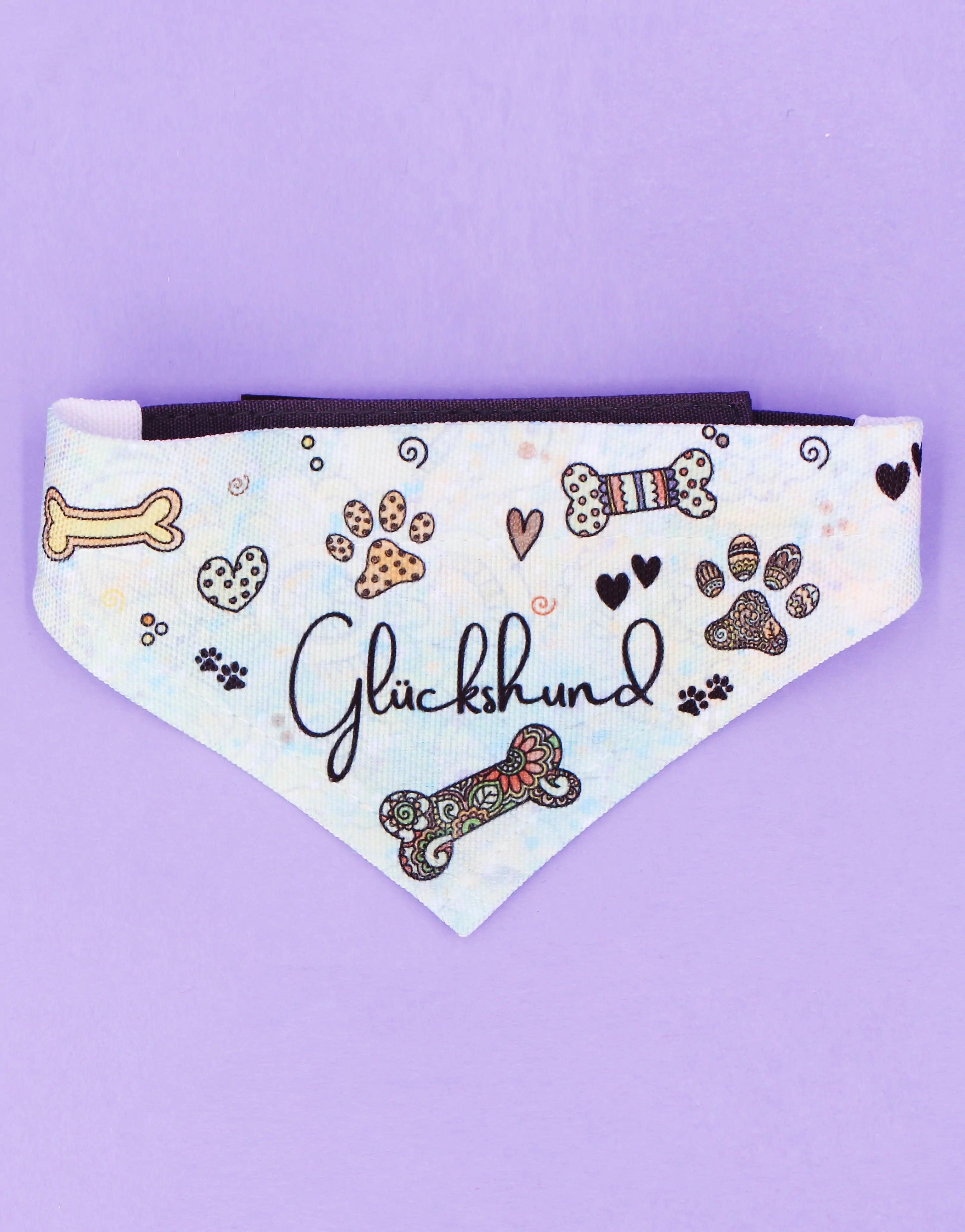 Hundehalstuch "Glückshund"-RollinArt