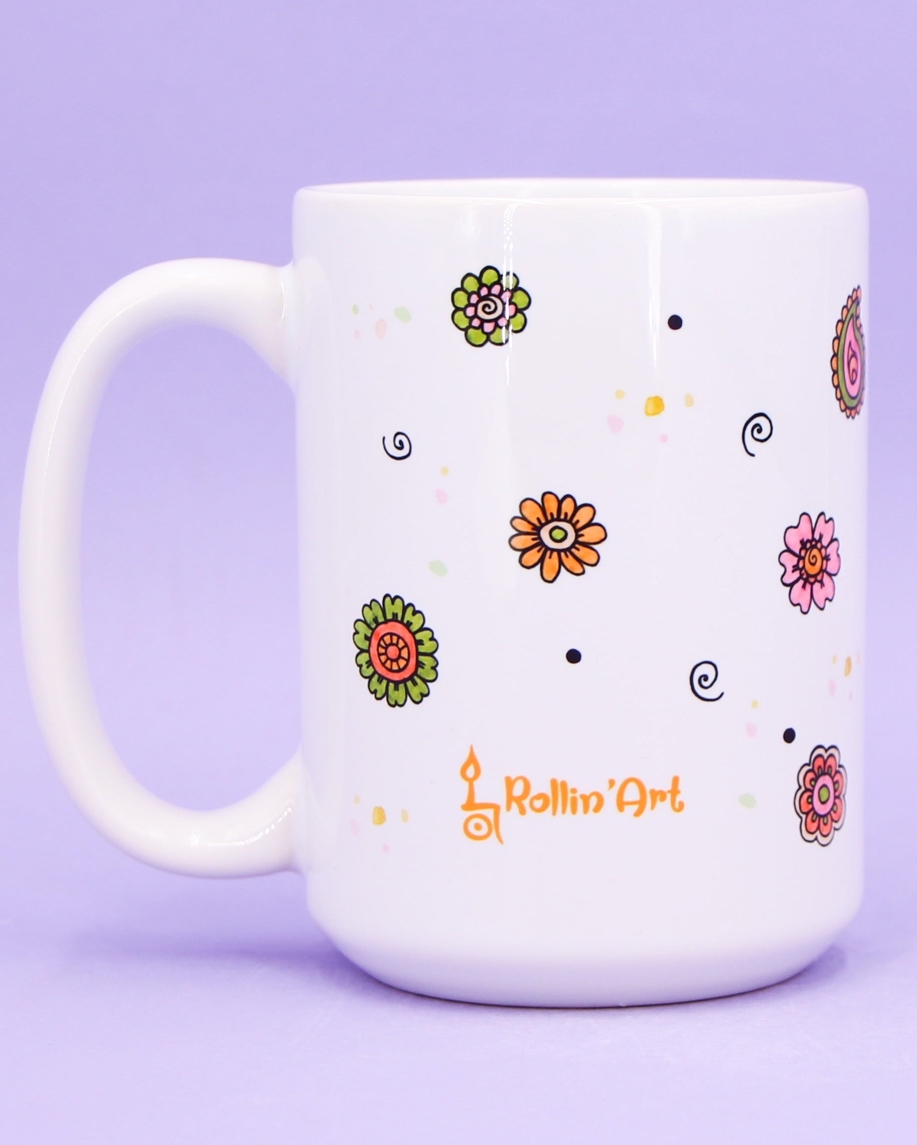 Jumbo-Teetasse "Alpaka"-RollinArt