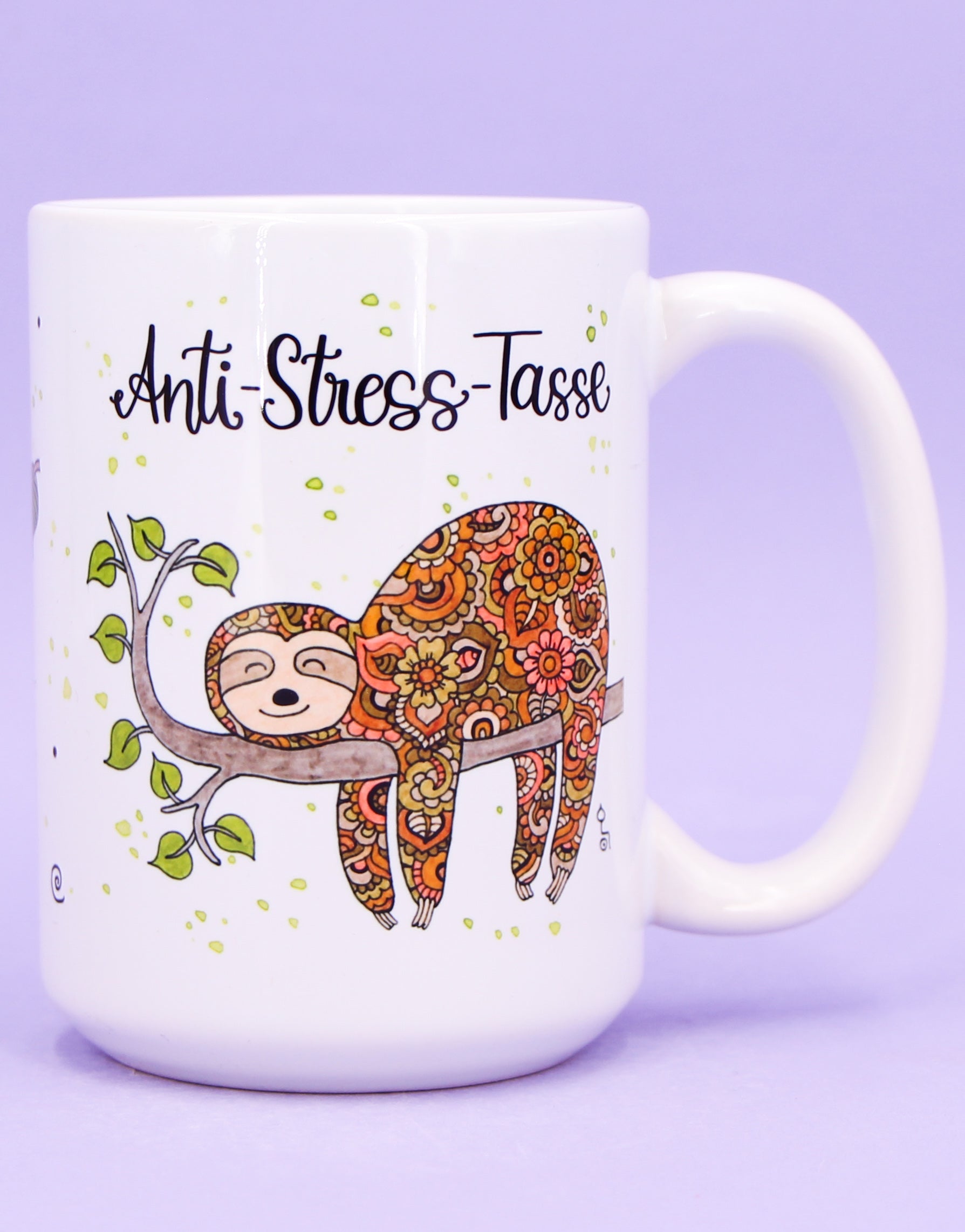 Jumbo-Teetasse "Anti Stress"-RollinArt