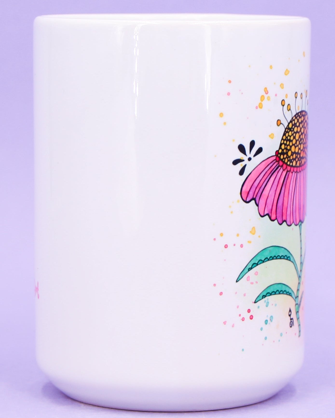 Jumbo-Teetasse "Bee happy"-RollinArt
