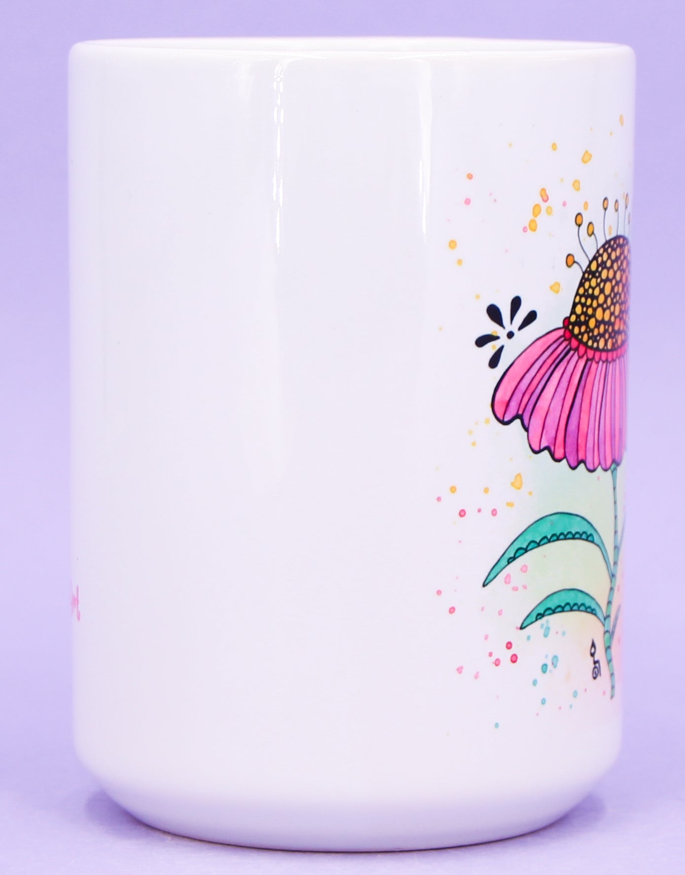 Jumbo-Teetasse "Bee happy"-RollinArt