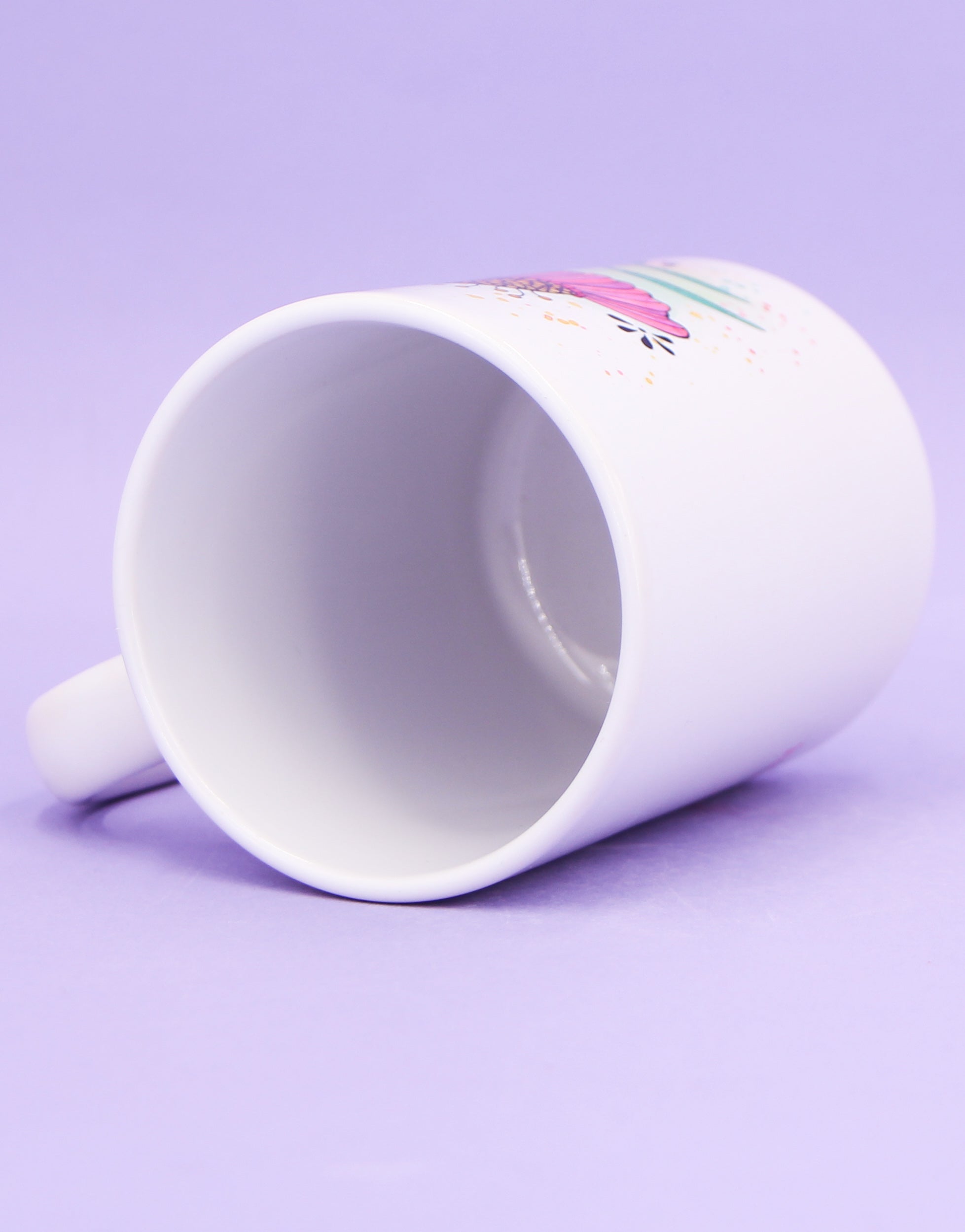 Jumbo-Teetasse "Bee happy"-RollinArt