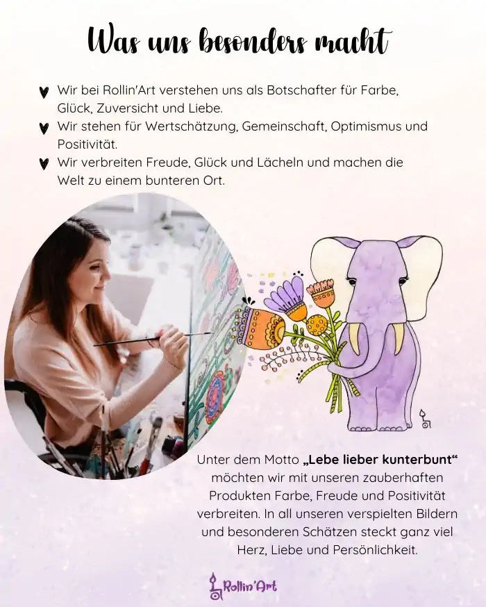 Jumbo-Teetasse "Bee happy"-RollinArt