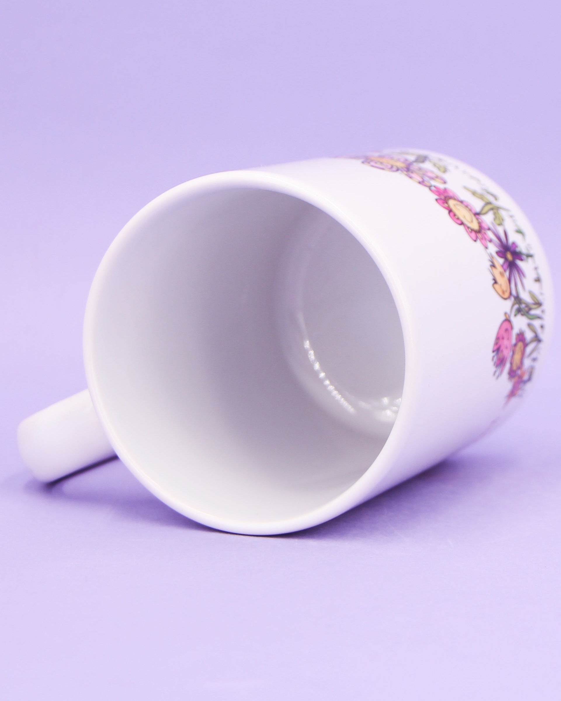 Jumbo-Teetasse "Blumenwiese"-RollinArt
