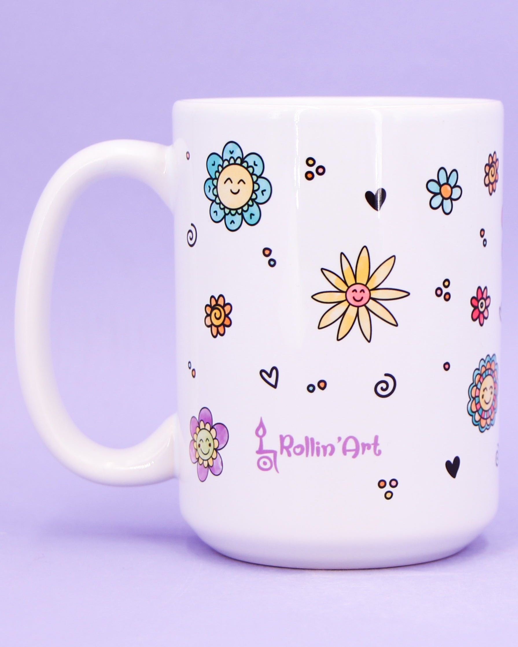 Jumbo-Teetasse "Cup of positiviTEA"-RollinArt