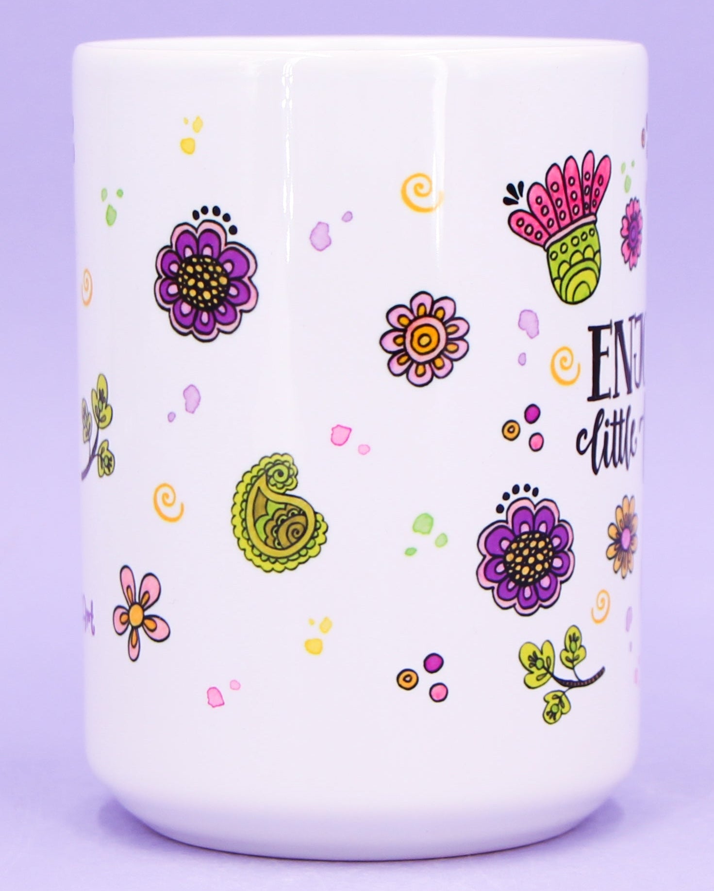 Jumbo-Teetasse "Enjoy the little things"-RollinArt