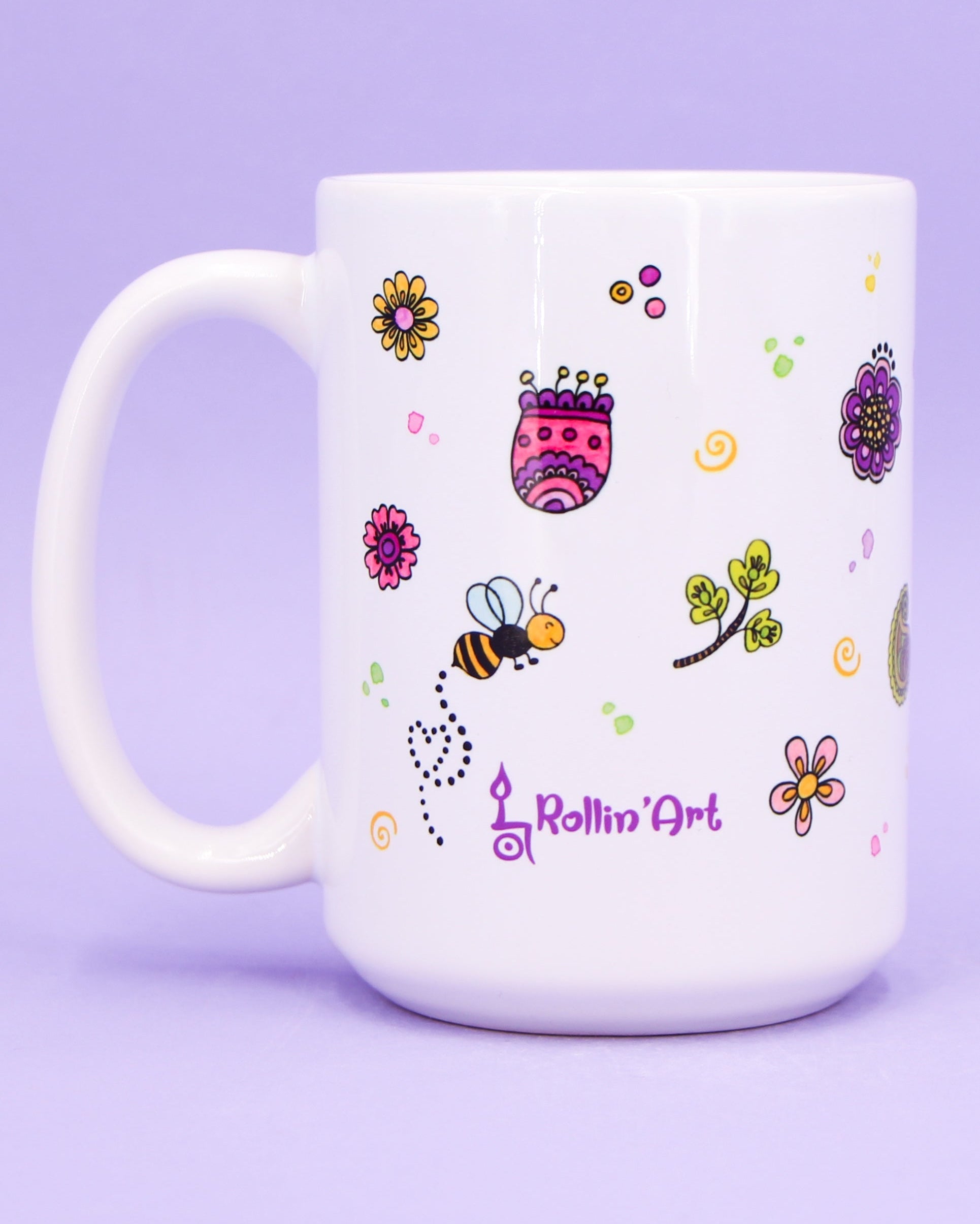 Jumbo-Teetasse "Enjoy the little things"-RollinArt