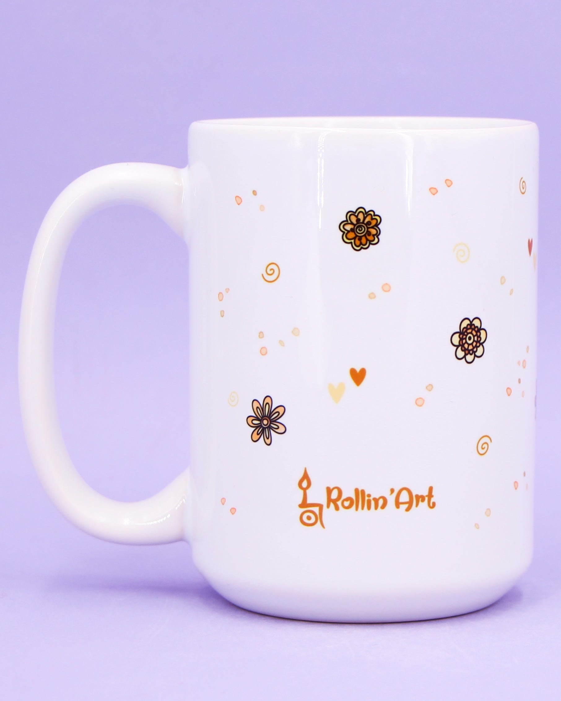 Jumbo-Teetasse "Gute Laune"-RollinArt