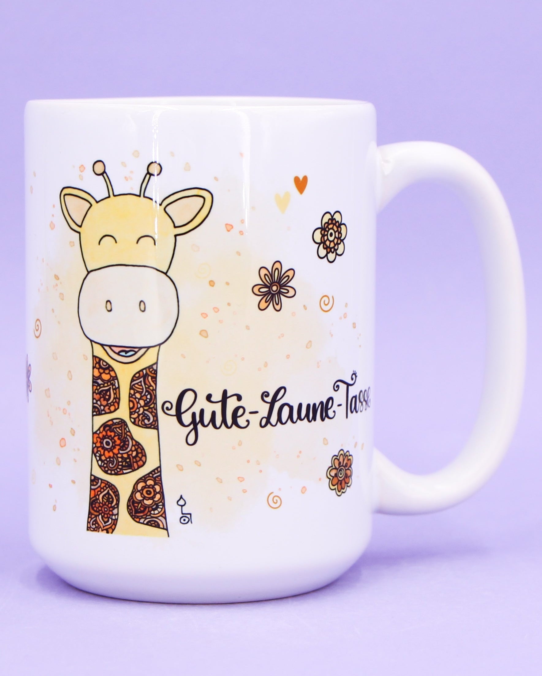 Jumbo-Teetasse "Gute Laune"-RollinArt