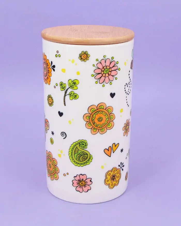 Keramikdose L "Good Day Sunshine"-RollinArt