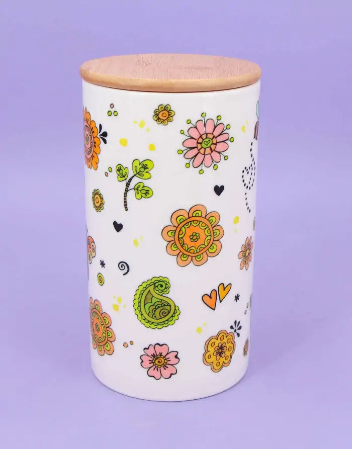 Keramikdose L "Good Day Sunshine"-RollinArt