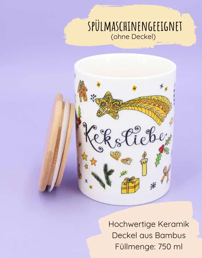 Keramikdose M "Keksliebe"-RollinArt