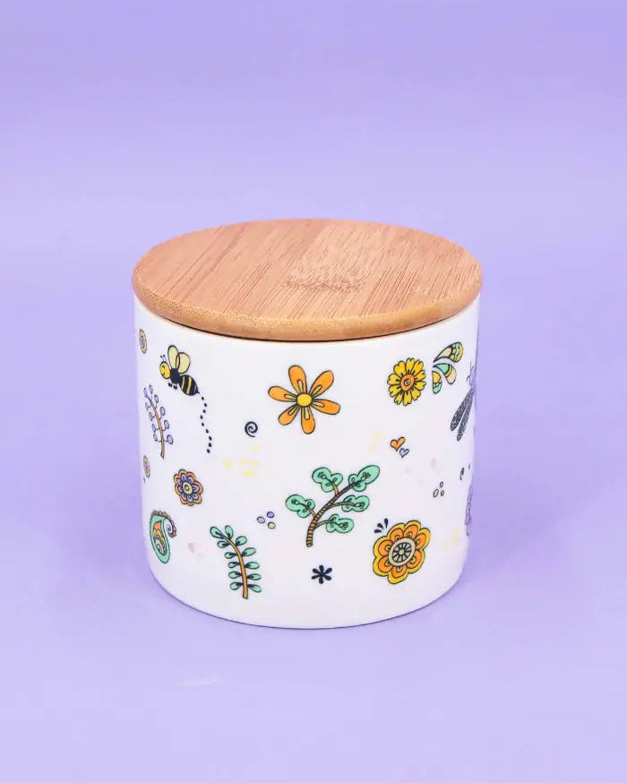 Keramikdose S "Bloom"-RollinArt