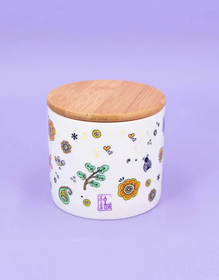 Keramikdose S "Bloom"-RollinArt
