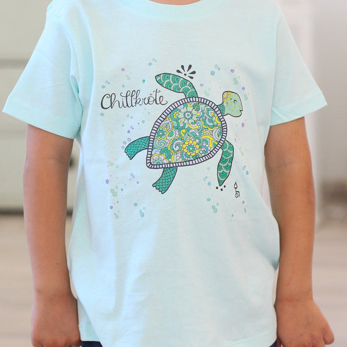 Kinder T-Shirt "Chillkröte"-RollinArt