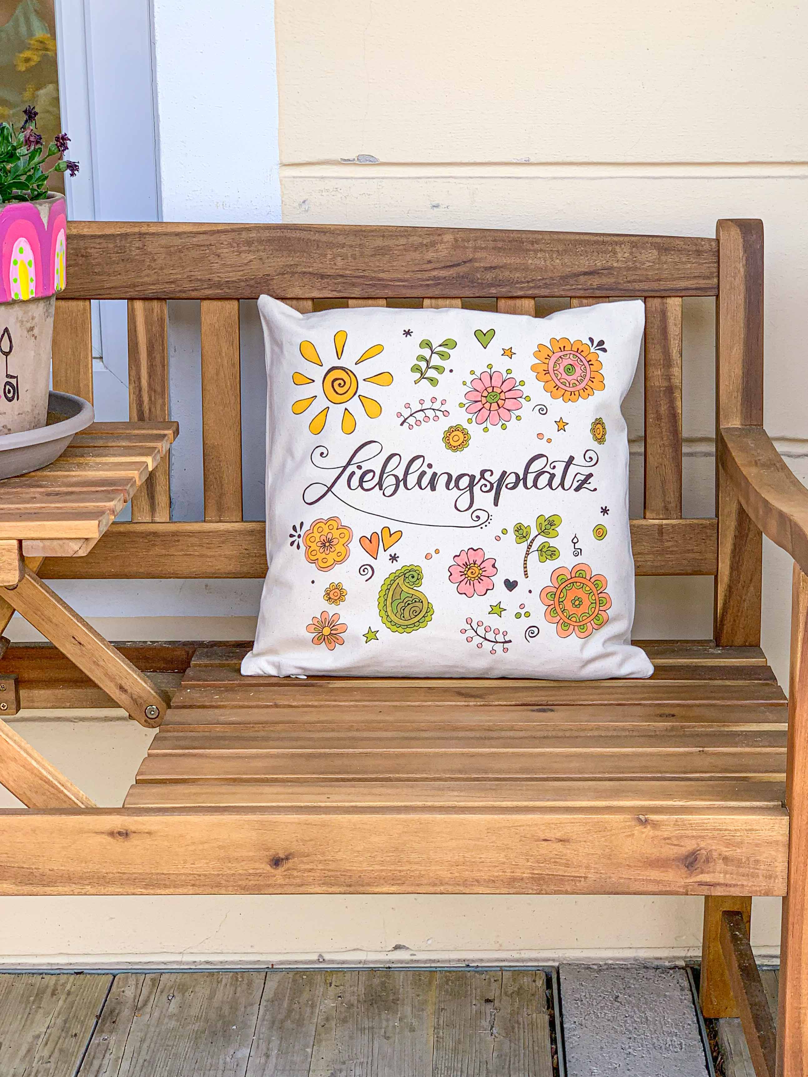Kissenhülle "Lieblingsplatz"-RollinArt