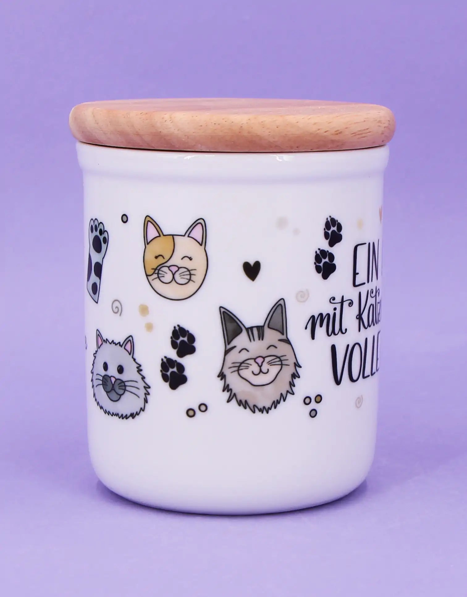 Leckerlidose "Ein Leben mit Katze..."-RollinArt