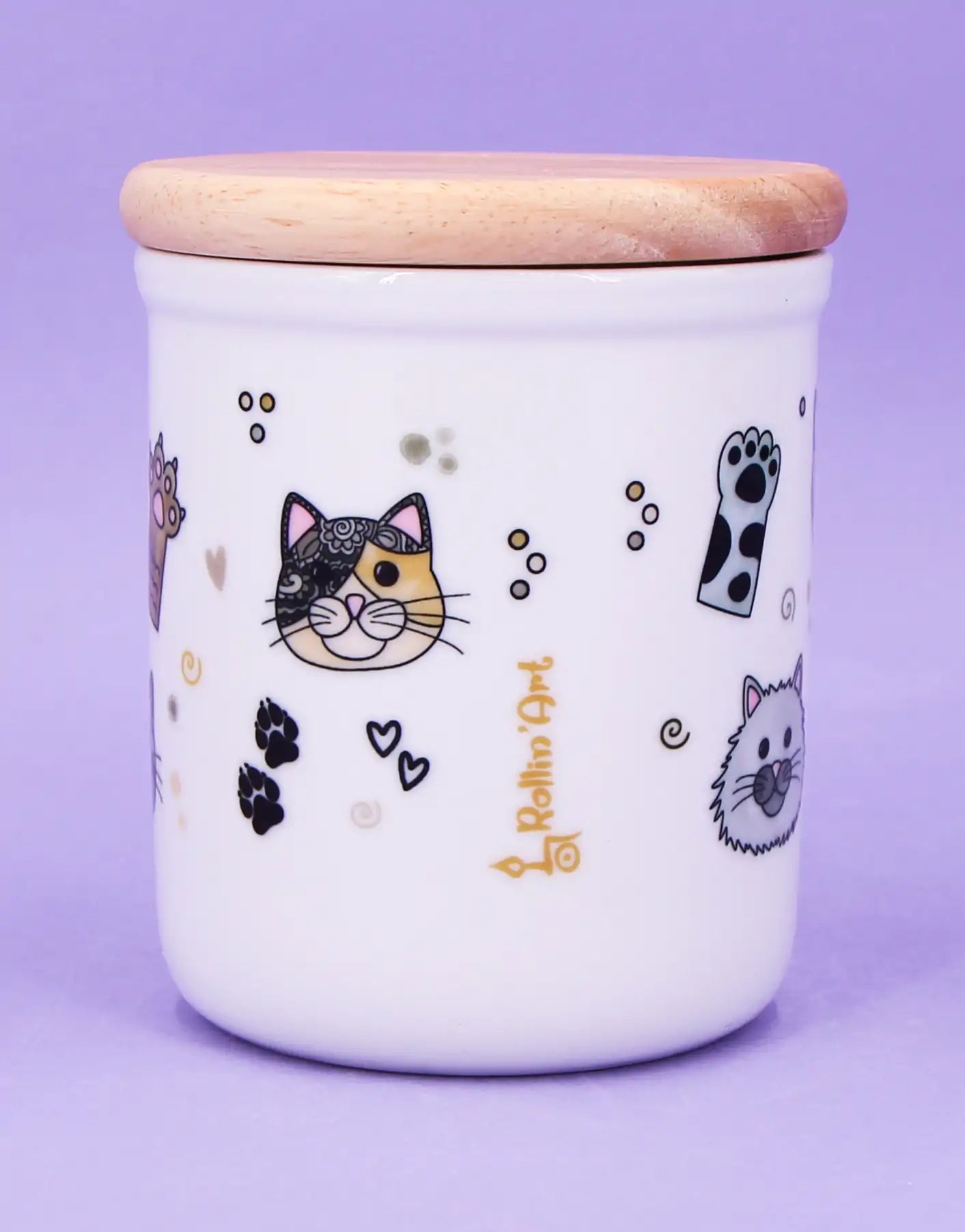 Leckerlidose "Ein Leben mit Katze..."-RollinArt